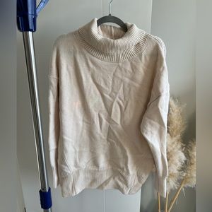 Babaton Light Brown Cashmere Sweater - L